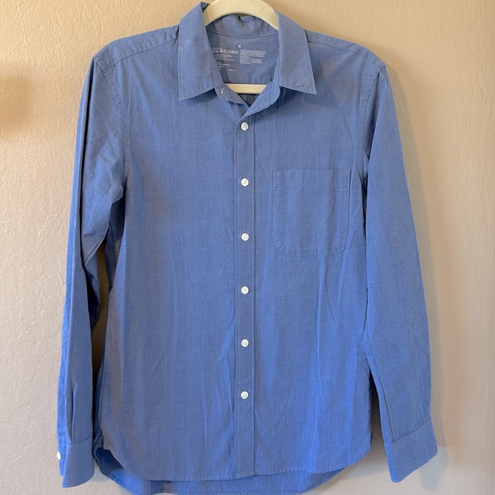 Muji Retail Australia 100% Cotton Button Down Shirt Long Sleeve Size Medium